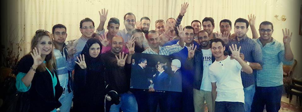 زيارة شباب الوسط لمنزل ابو العلا ماضي