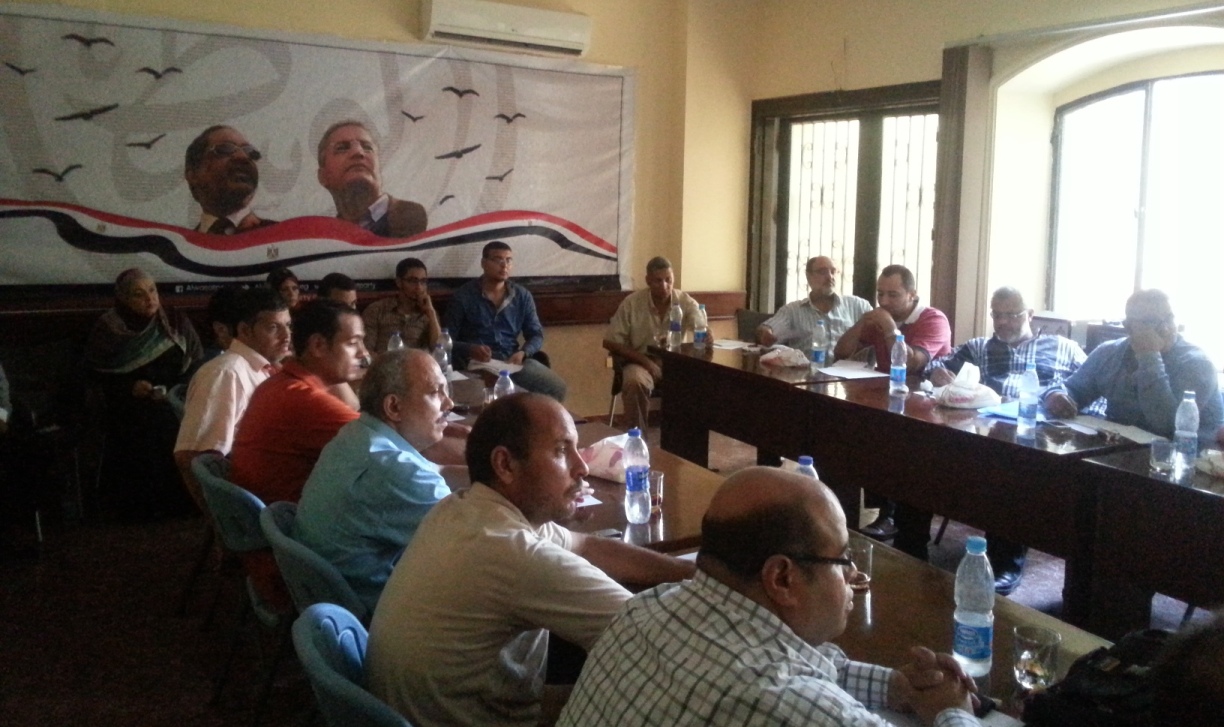 اجتماع الأمانة العامة لحزب الوسط برئاسة